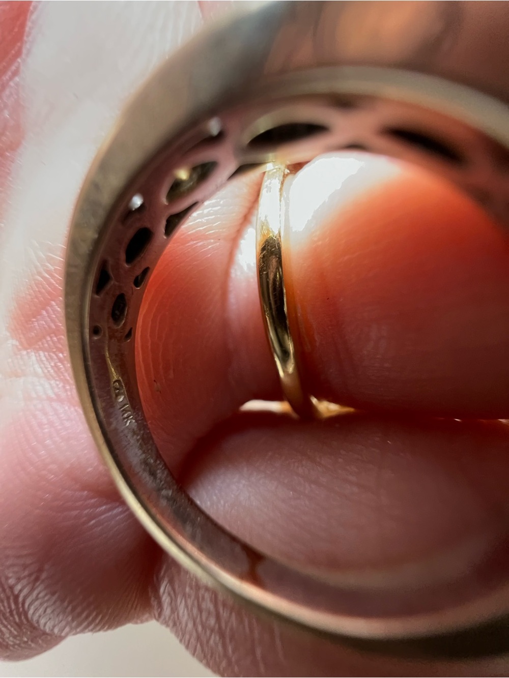 14K Gold Classic Channel-Set Natural Diamond Band - Picture 12 of 16